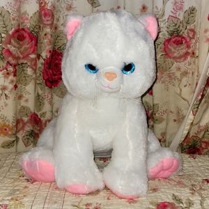 Bear factory white cat with secret pocket on the back.